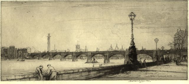 Ref No: 017 Title: Waterloo Bridge from the Embankment