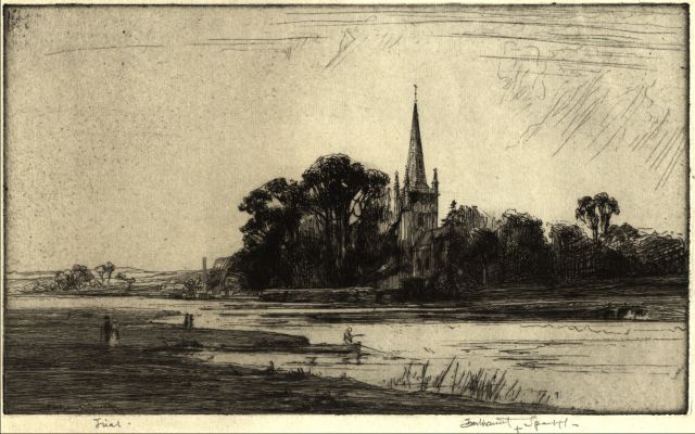 Ref No: 132 Title: Stratford-on-Avon from the Meads