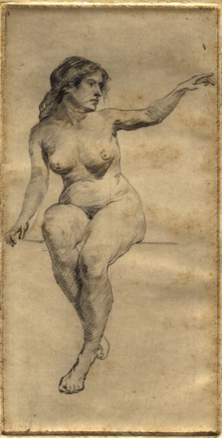 Ref No: 712 Title: Nude Seated
